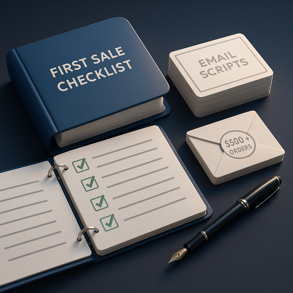First Sale Launch Kit Checklist